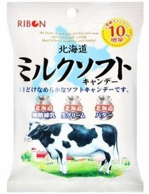 RIBON «Hokkaido Soft» жевательные конфеты с молочным вкусом, 110 гр