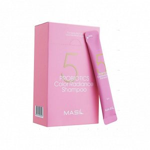 Masil 5 Probiotics Color Radiance Shampoo - Шампунь для сияния волос с пробиотиками 1кор*20шт