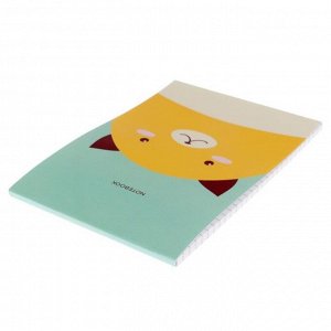 Блокнот А6, 40 листов на клею "Кот. Дизайн-3", обложка мелованный картон, блок офсет 70 г/м2