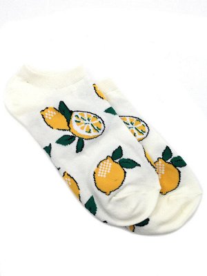 Короткие носки р.35-40 "Fresh" Лимон
