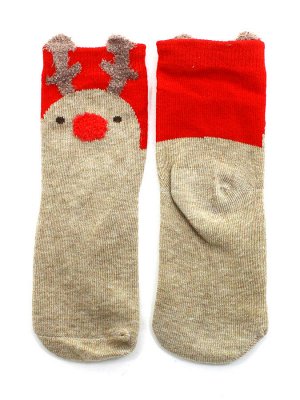 Krumpy Детские носки 3-5 лет 15-18 см &quot;Рождество&quot; Олень