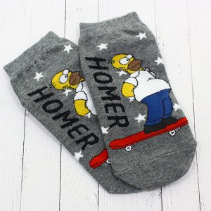 Короткие носки Р.33-38 "Симпсоны 2" Homer