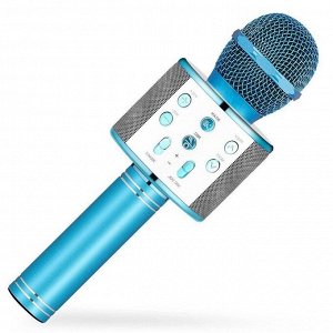 Пой, танцуй, развлекайся! Беспроводной караоке микрофон, колонка Bluetooth со встроенным динамиком, 4 голосовых фильтра, слот USB, порт для Micro CD