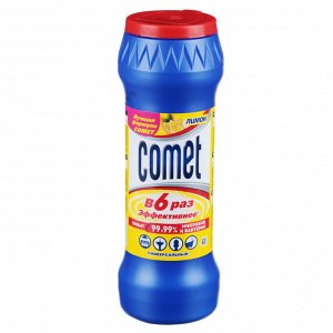 Порошок чистящий COMET Лимон с хлоринолом в банке 475г