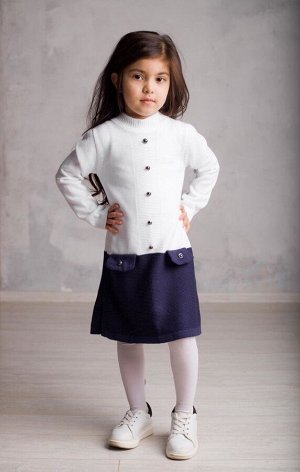 Детское вязаное платье "Милашка"