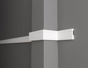 Молдинг/плинтус DD01 Decor-Dizayn из дюрополимера 70*19мм 2м 1/17