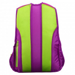 Рюкзак молодежный, Across G15, 43 х 29 х 15 см, эргономичная спинка, сиреневый