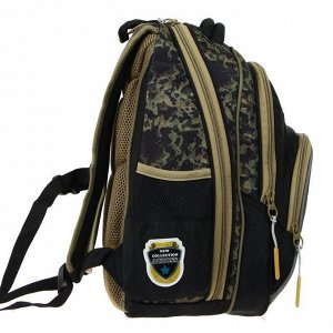 Рюкзак школьный, Across, 420, 39 х 29 х 17 см, эргономичная спинка, с брелоком