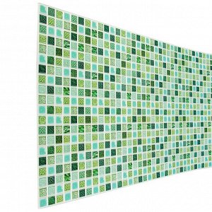 Панель ПВХ Мозаика прованс зеленый 955*480