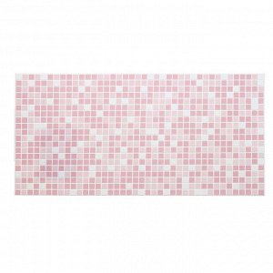 Панель ПВХ Мозаика розовая 955*480
