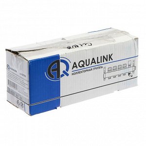 Коллекторная группа AQUALINK, 1"х3/4", 3 выхода, с расходомерами, нержавеющая сталь