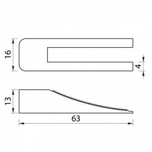 Комплект Зажим + Клин для выравнивания плитки ЛОМ, в упаковке 40/40 шт.