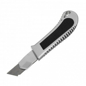 Нож универсальный "РемоКолор", корпус металл, квадратный фиксатор, усиленный, 18 мм