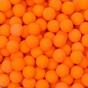 Кондитерская посыпка шарики 8 мм, оранжевые перламутровые, 50 г