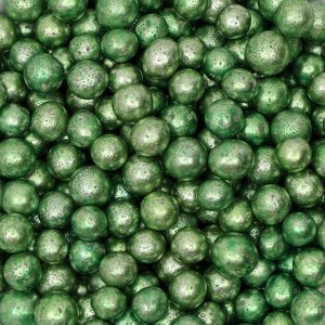 Рисовое драже «Шарики» зеленые, 5 мм, 50 г