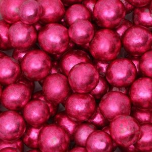 Рисовое драже «Шарики» ярко-розовые, 10 мм, 50 г
