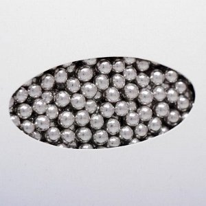 Кондитерская посыпка «Шарики серебряные» 6 мм, 1 кг