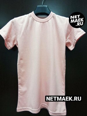 Футболка чистая цвет розовый / модель : детская футболка / размер - 2xs