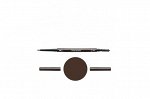 Карандаш для бровей с щеточкой Only Beauty DARK BROWN