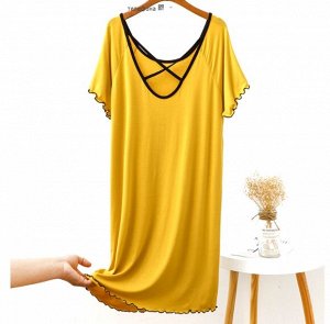 Платье, желтый
