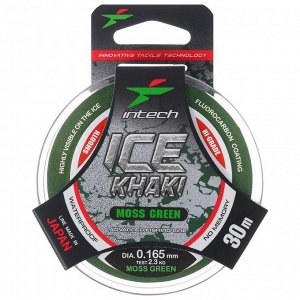Леска Intech Ice Khaki moss green 0,165, 30 м
