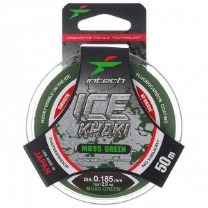 Леска Intech Ice Khaki moss green 0,185, 50 м