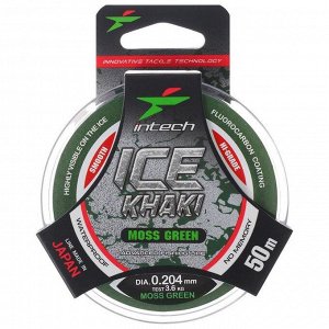 Леска Intech Ice Khaki moss green 0,204, 50 м
