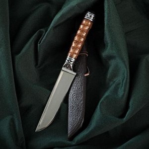 Нож Корд Куруш - Чирчик, орех, сухма, гарда с гравировкой. "Тюбитей". У8 (11-12 см)