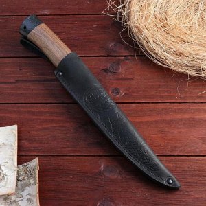 Нож охотничий «Батыр» Нр12, ст. ЭИ-107, рукоять текстолит, орех, 26 см