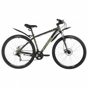 Велосипед 29" Stinger Caiman D, цвет зеленый, размер 18"