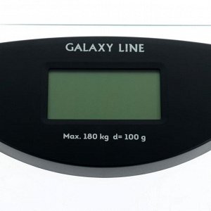 Весы напольные Galaxy GL 4810, электронные, до 180 кг, 1хCR2032, стекло, чёрные