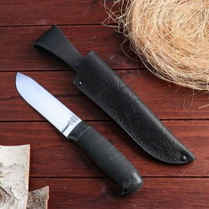 Нож охотничий «Следопыт» Н61, ст. ЭИ-107, рукоять текстолит, микропора, 24,5 см