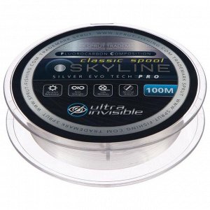 Леска Sprut Skyline Fluorocarbon Composition EvoTech Classic Silver 0,185 мм, 100 м