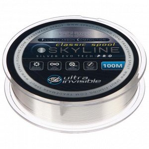 Леска Sprut Skyline Fluorocarbon Composition EvoTech Classic Silver 0,505 мм, 100 м