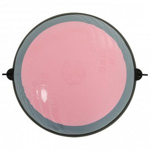 Полусфера BOSU гимнастическая, цвет розовый