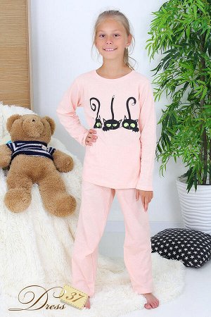 dress37 Пижама «Счастливая малинка» персик