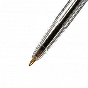 Ручка шариковая Corvina "51 Classic" черные чернила, узел 0,7 мм, прозрачный корпус