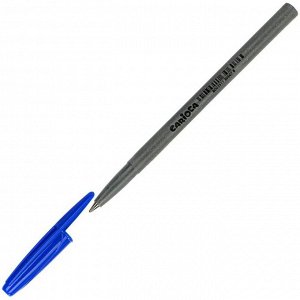 Ручка шариковая Carioca "EcoFamily", 1.0 мм, чернила синие, картон, с заботой о природе