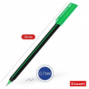 Ручка шариковая Luxor &quot;Stick Soft Touch&quot; 19700/50BX, цвет чернил синий, 0.7 мм, микс