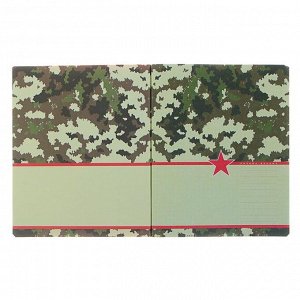Тетрадь 48 листов клетка «Милитари. Камуфляж», обложка мелованный картон, УФ-лак, конгрев, МИКС