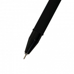 Ручка гелевая-прикол "Помада" со стираемыми чернилами, стержень чёрный, корпус чёрный, (штрихкод на штуке)
