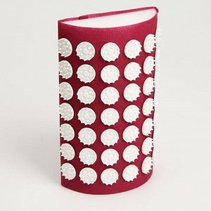 Аппликатор Кузнецова, валик для шеи, спанбонд, красный, 14 x 23 см