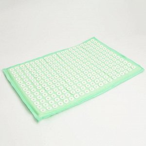 Ипликатор -коврик  450*670  зеленый в бархатном чехле