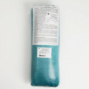 Ипликатор-коврик, бирюзовый, в бархатном чехле, 45 x 67 см