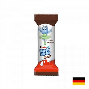 Kinder Happy Hippo Cacao 17.25g - Киндер бегемотик с шоколадной начинкой