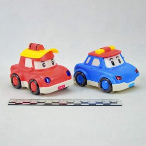 Robocar Poli Mini Car 2вида 10см инерционные (6шт в коробке)(№958-7)