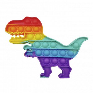 Pop It. Игрушка с пузырьками  "Радужный динозавр" арт.68794
