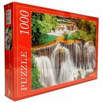 Рыжий кот. Пазлы 1000 эл. арт.6910 &quot;Каскад водопадов&quot;