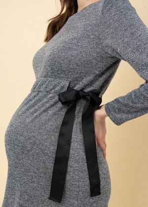 I LOVE MUM Платье &quot;Нэнси&quot; для беременных; серый меланж