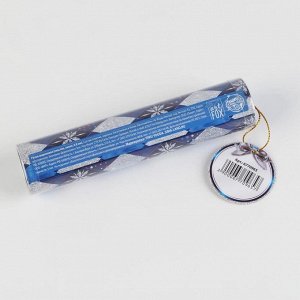 Ручка в тубусе «С Новым годом», пластик, пишущий стержень 1 мм, синяя паста